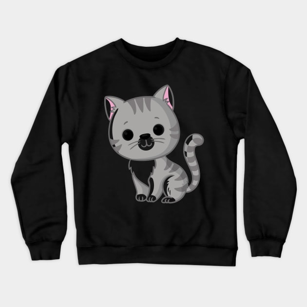 Cute kitten Crewneck Sweatshirt by endi318